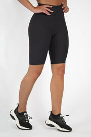 Flow-Black-Ribbed-Seamless-Biker-Shorts-MokkSportswear