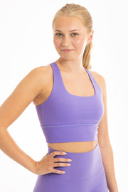 Alexa Lavendel Topp mokk sportswear women's fitness