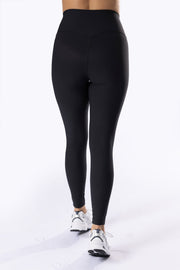 Ava Black Ribbed Seamless Tights mokk sportswear