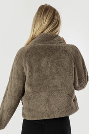 Teddy Taupe Jacket