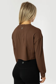 Freya Cacao Long Sleeve Crop