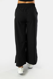 Hilda Black Wide Joggers