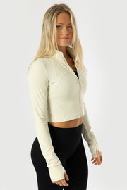 Lykke Creme Crop Long Sleeve