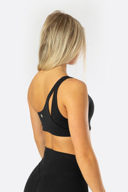 Ava Pro One-shoulder Ribbed Top