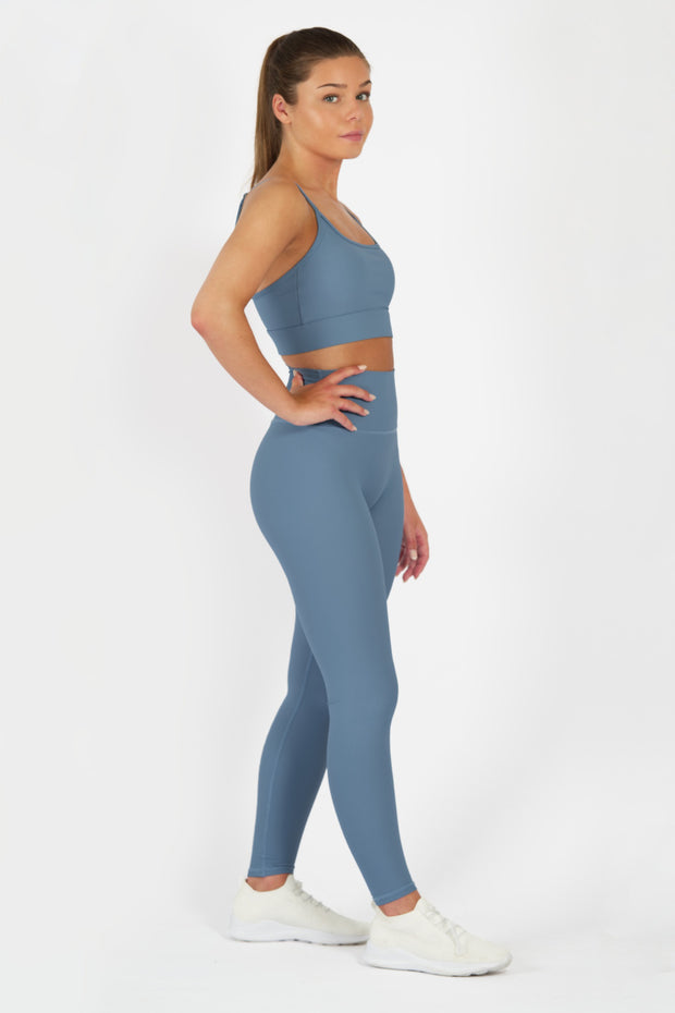 Flow-Blue-Ribbed-Seamless-Tights-MokkSportswear