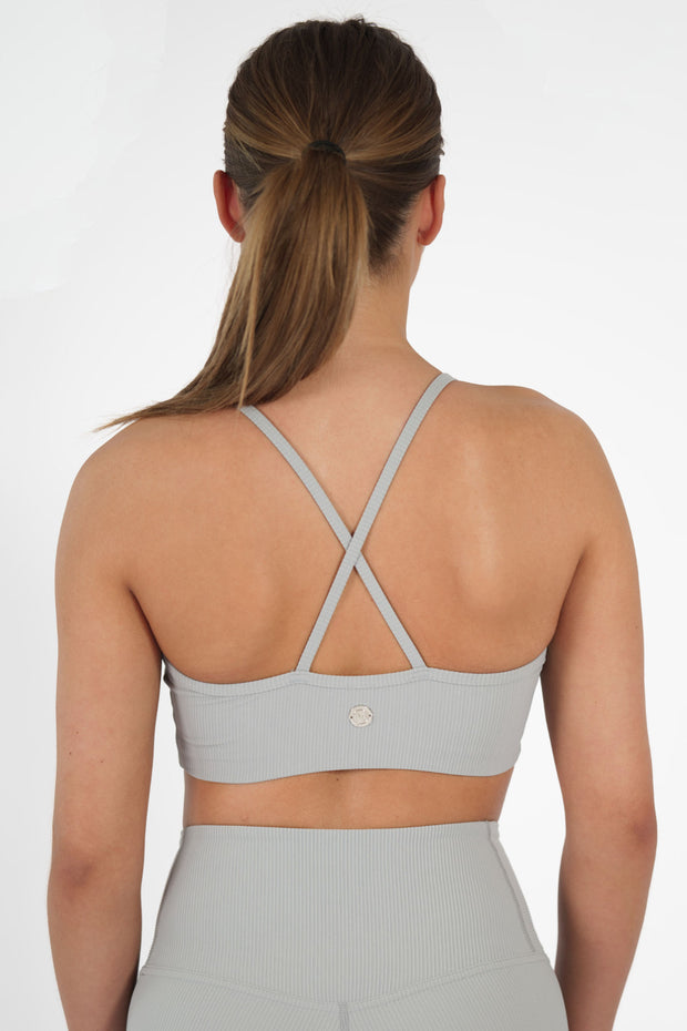 Flow-Grey-Ribbed-Support-Bra-MokkSportswear