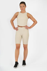 Flow-Beige-Ribbed-Biker-Shorts-Mokk-Sportswear