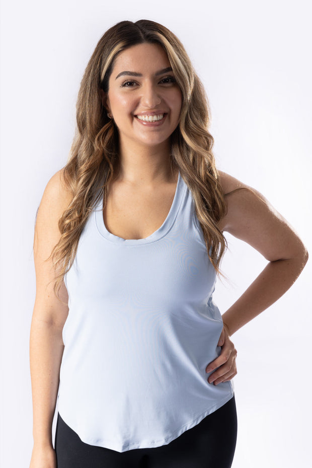 Loose tank top blue mokk sportswear 