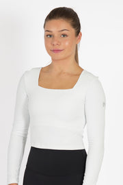 Olivia-White-Crop Long-Sleeve