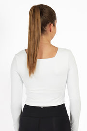 Olivia-White-Crop Long-Sleeve