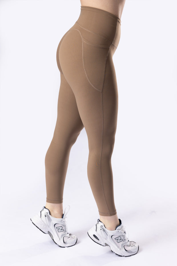 Harper Pocket Bronze Tights mokk sportswear